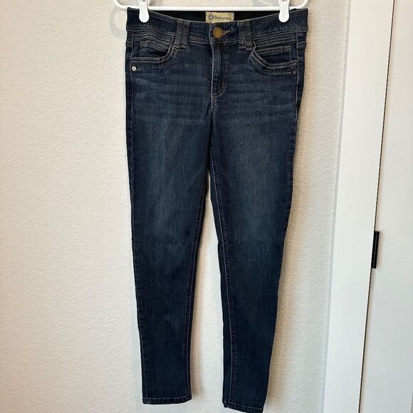 Democracy Ab Technology Lift and Tuck Dark Wash Skinny Jeans - Size 6 - EUC - Picture 1 of 6
